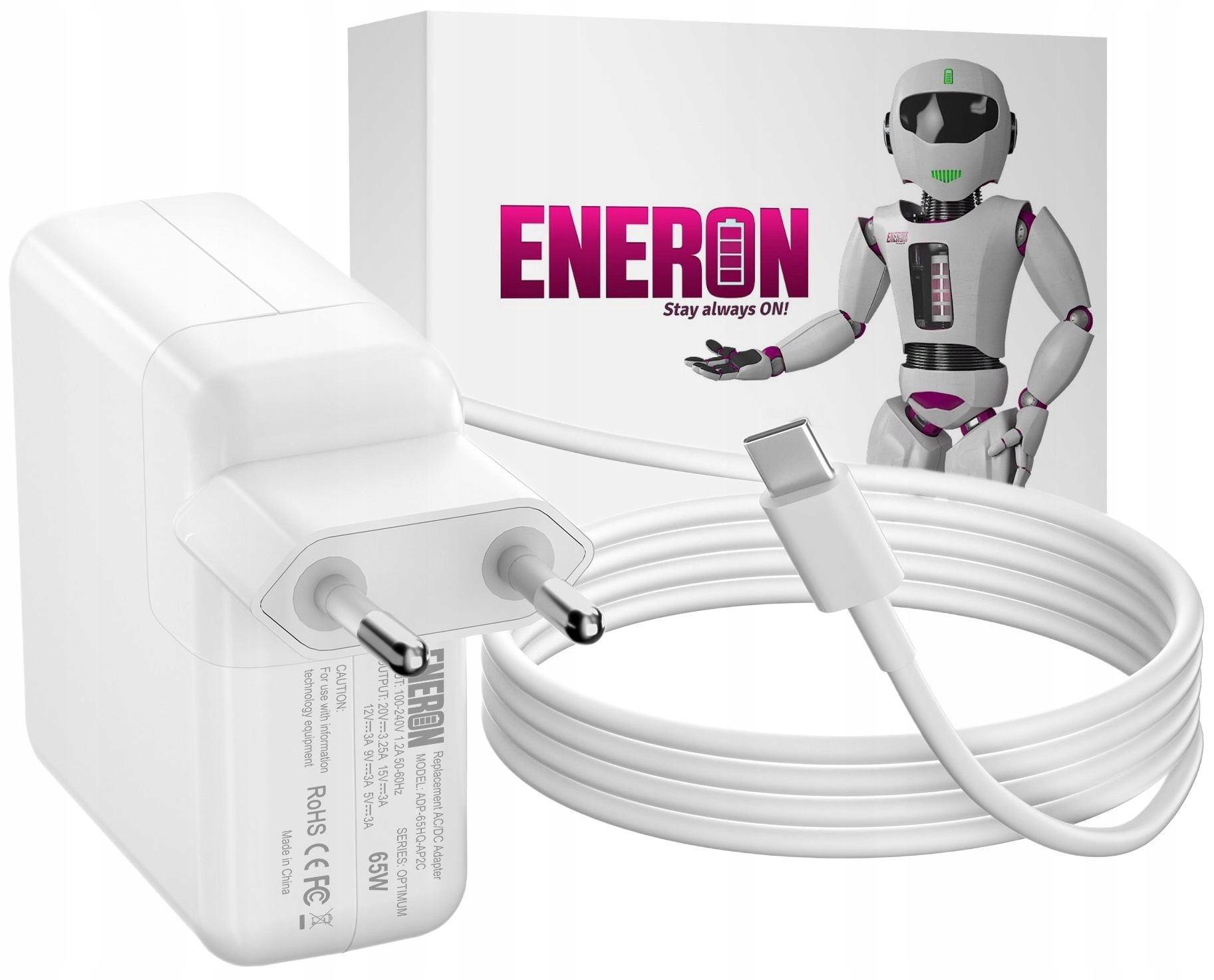 Zasilacz Ładowarka do Apple 65W 2xUSB-C