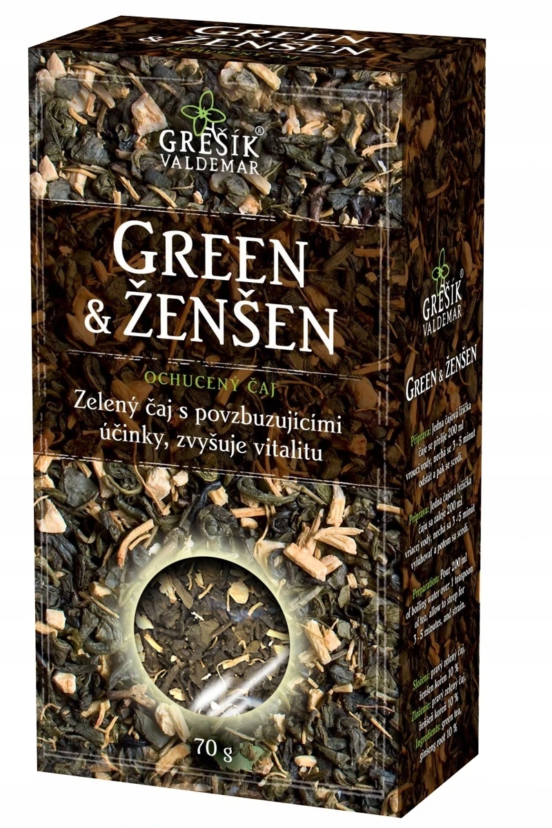 Levně Green & Ženšen Zelený čaj XXL balení 0,5kg