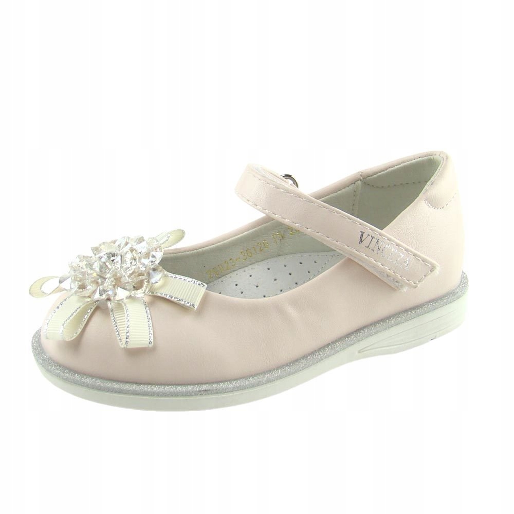 

Balerinki dziewczęce wizytowe Vinceza 36120 róż 29