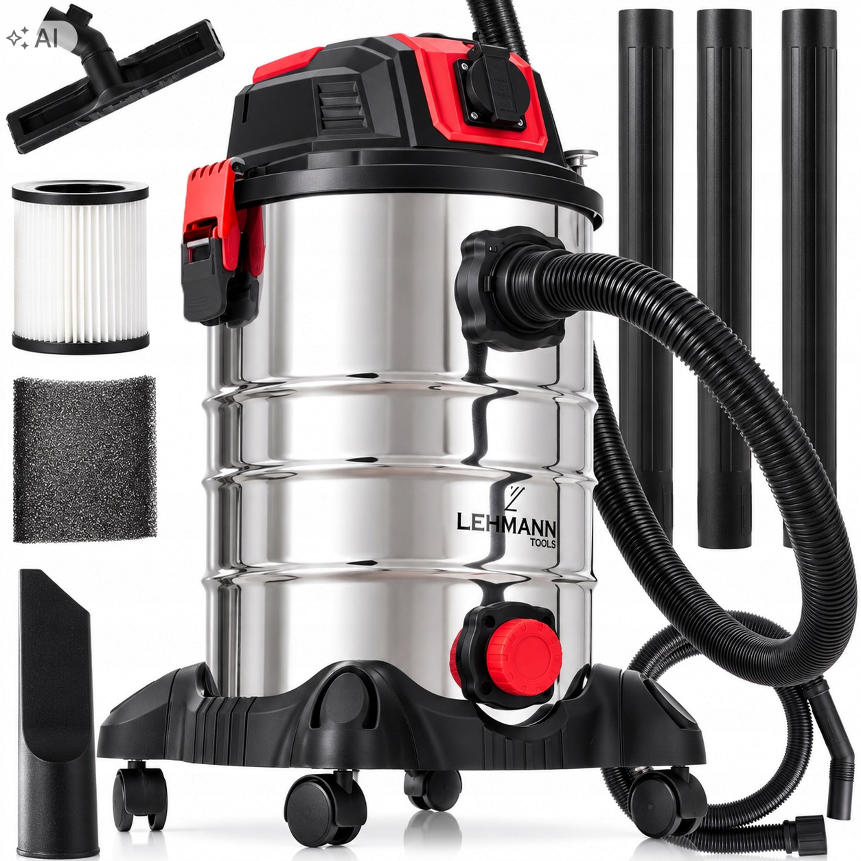 Vysavač S Vysavačem Sádrového Prachu 3500 W 30 L