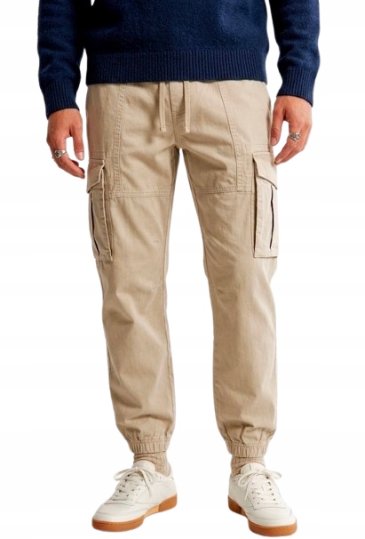 jogger kalhoty Abercrombie&Fitch Loose kapsáče L