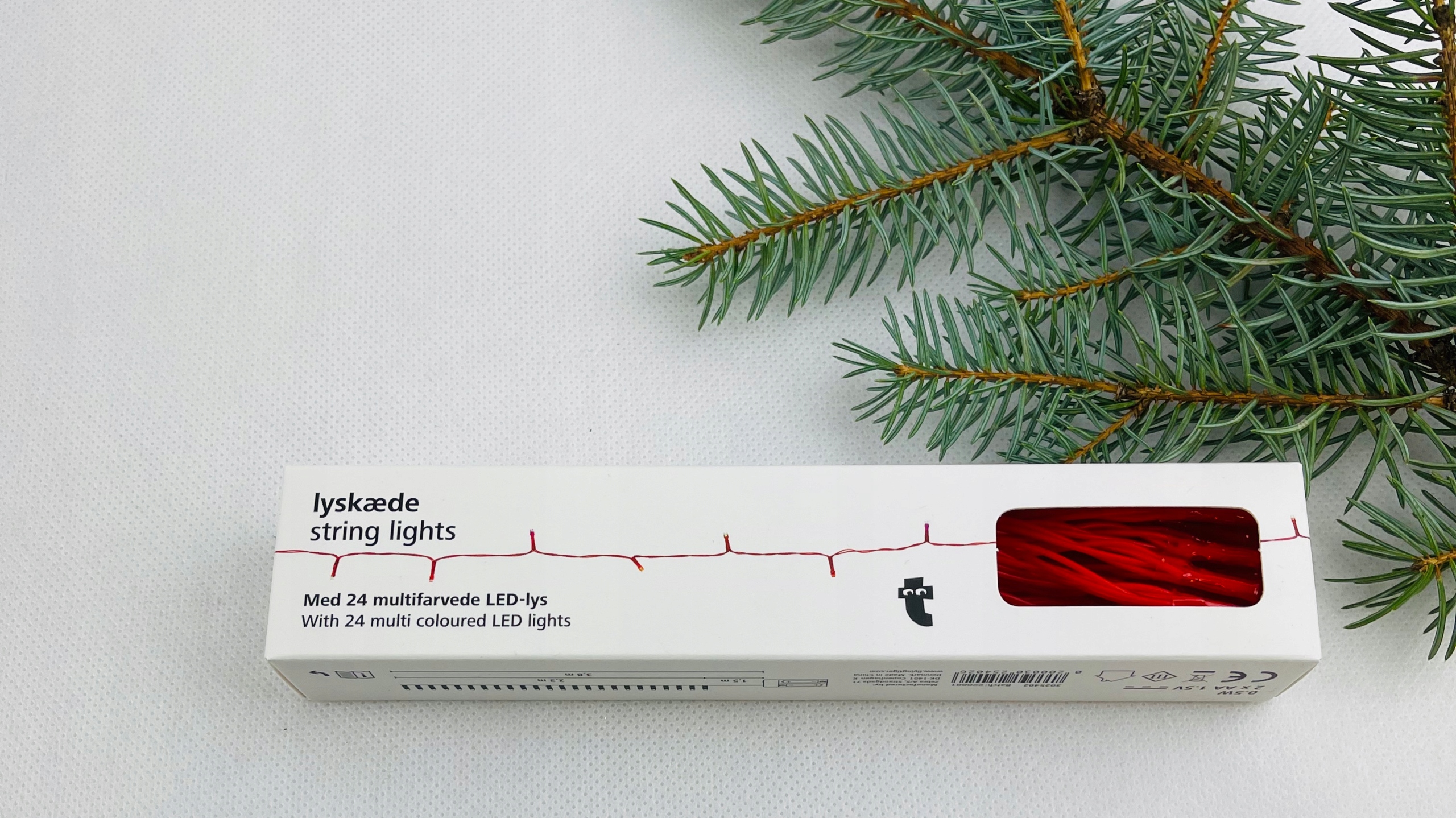 Girlanda świetlna LED 2.3 m 24 diody Zastosowanie wewnątrz