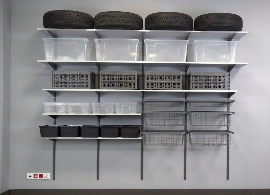 System regałowy Integri SZYNA PIONOWA MONTAŻOWA pojedyn. WLS 1000 ANTRACYT Marka Velano