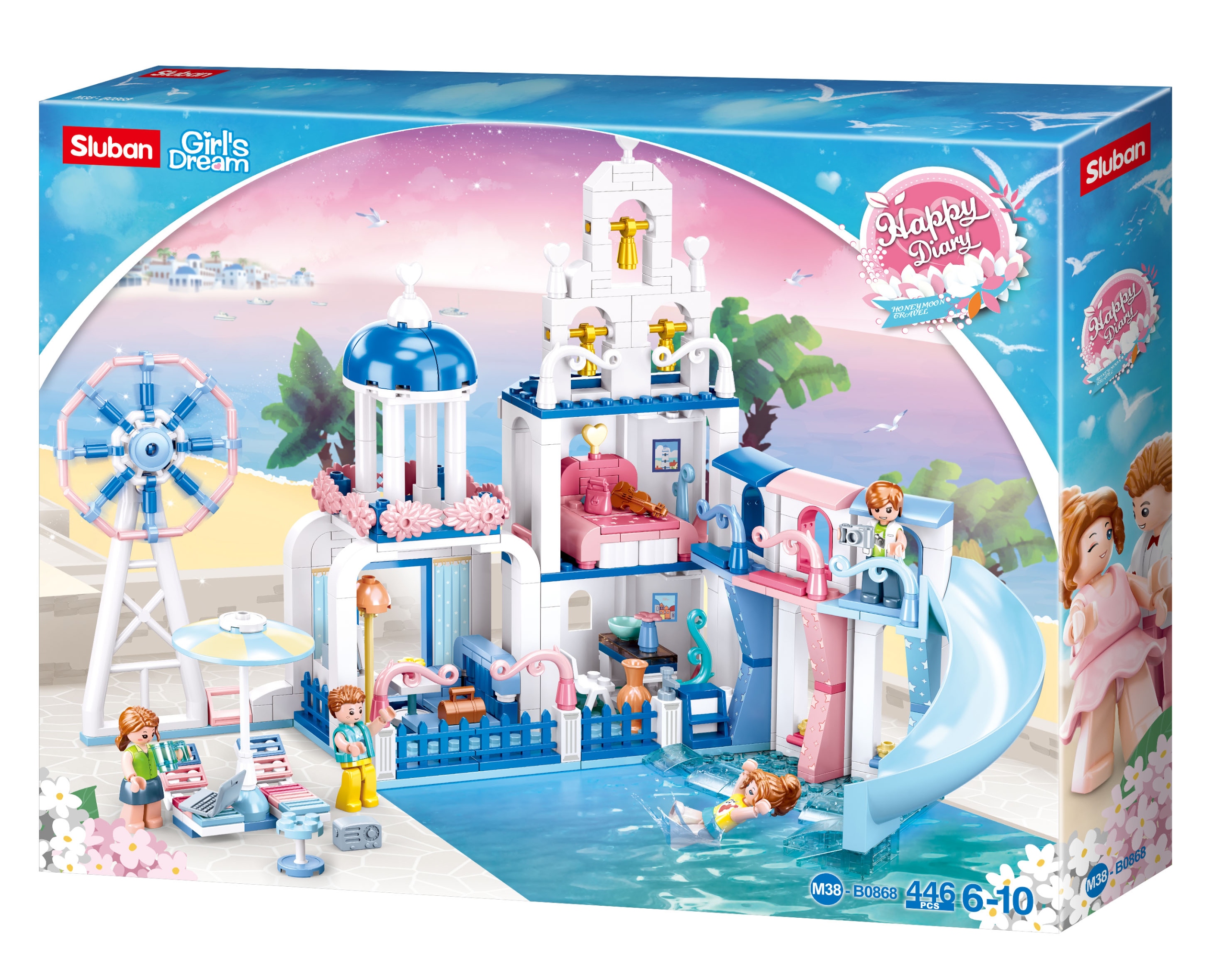 

Klocki Sluban Girl's Dream Villa 446 szt.