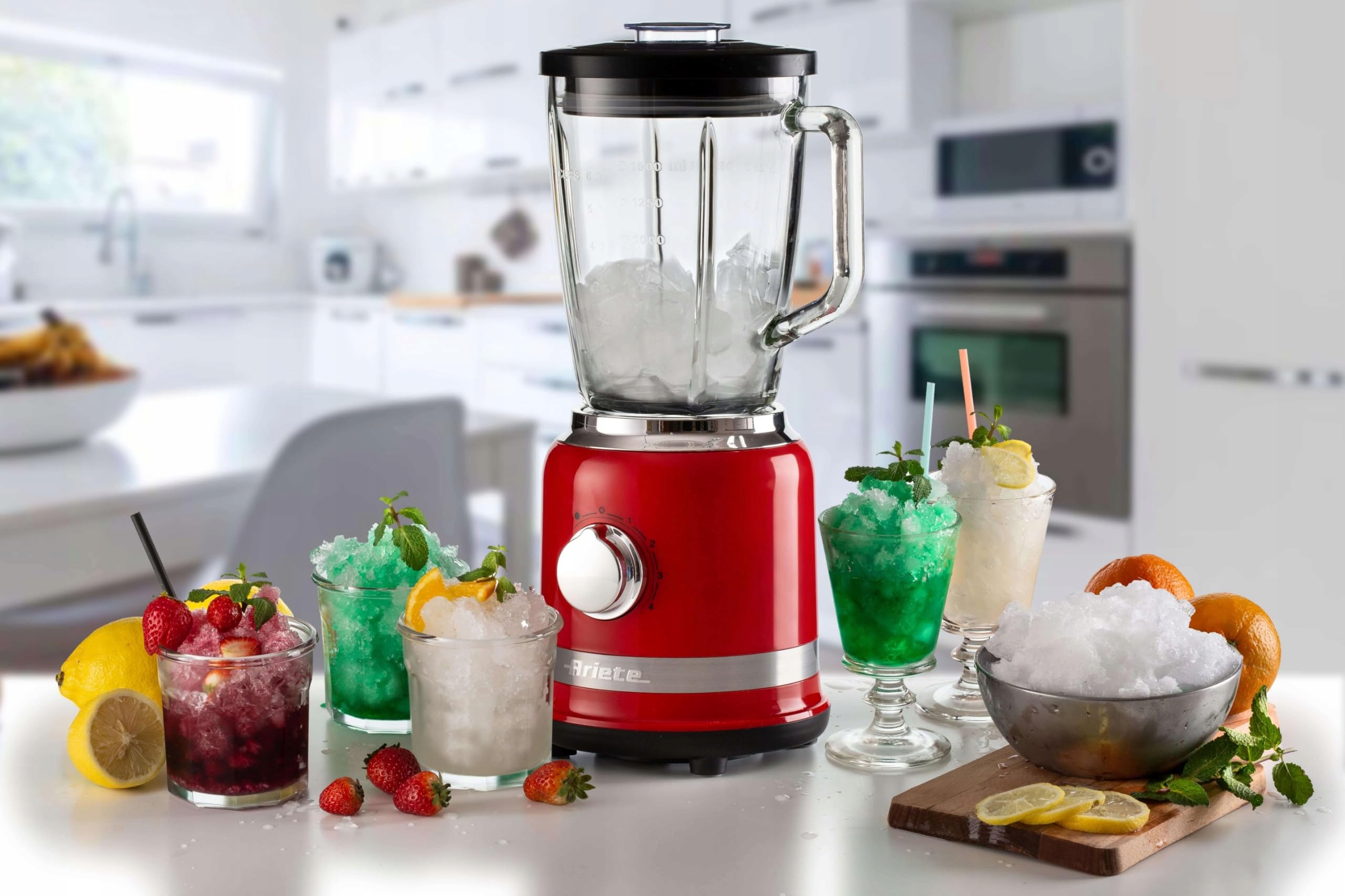 ARIETE Blender Stojący 1000W 1,5L 4 Prędkości Funkcja Pulse Czerwony — miniatura 5