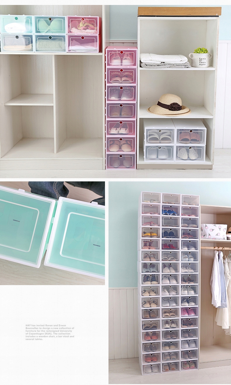 ORGANIZER DO PRZECHOWYWANIA SZAFEK PRZEZROCZYSTY, SKŁADANY POJEMNIK NA BUTY Rodzaj pudełko