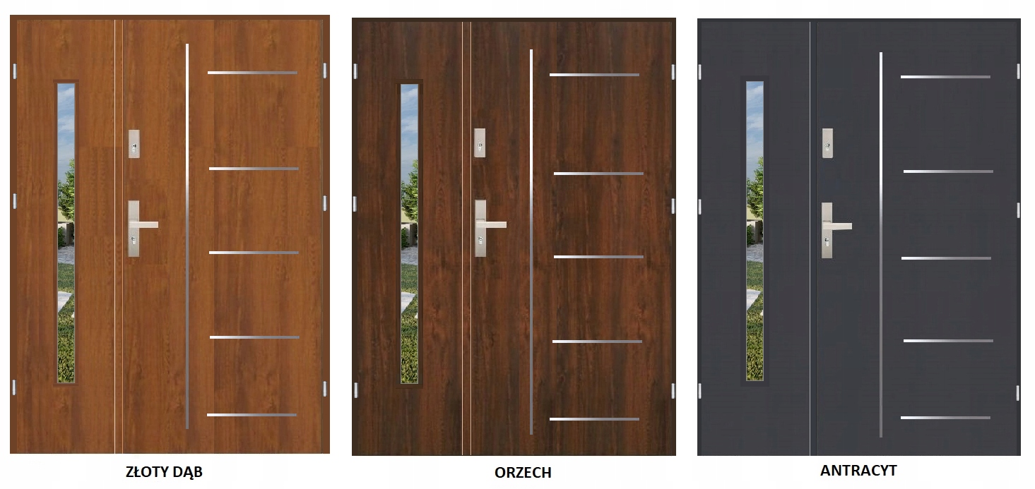 DRZWI ZEWNĘTRZNE POLSKIE DWUSKRZYDŁOWE FUTURE 41 DUO 2 Marka Stoldrew