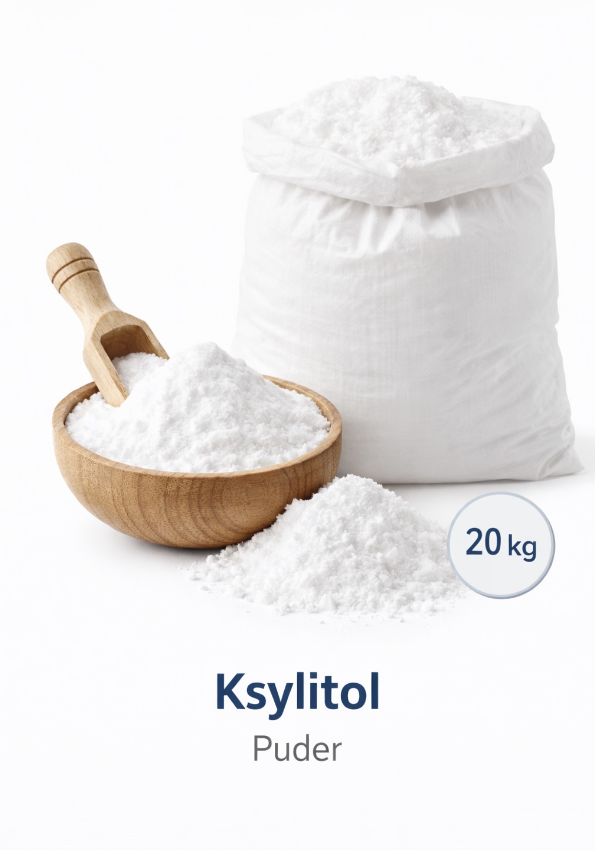 Levně Xylitol pudr sáček 20 kg, Čína