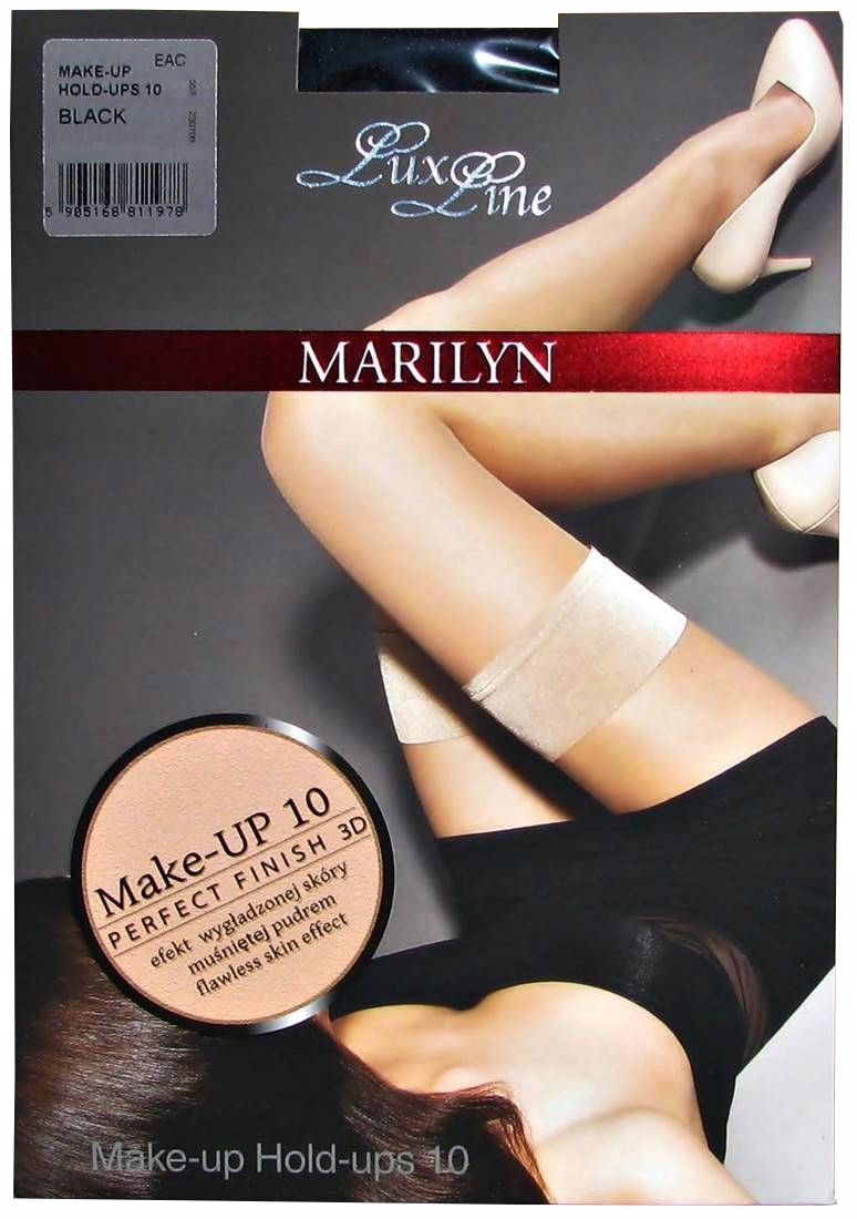 Marilyn Lux Line Pończochy Make-Up 10 HOLD-UPS S/M