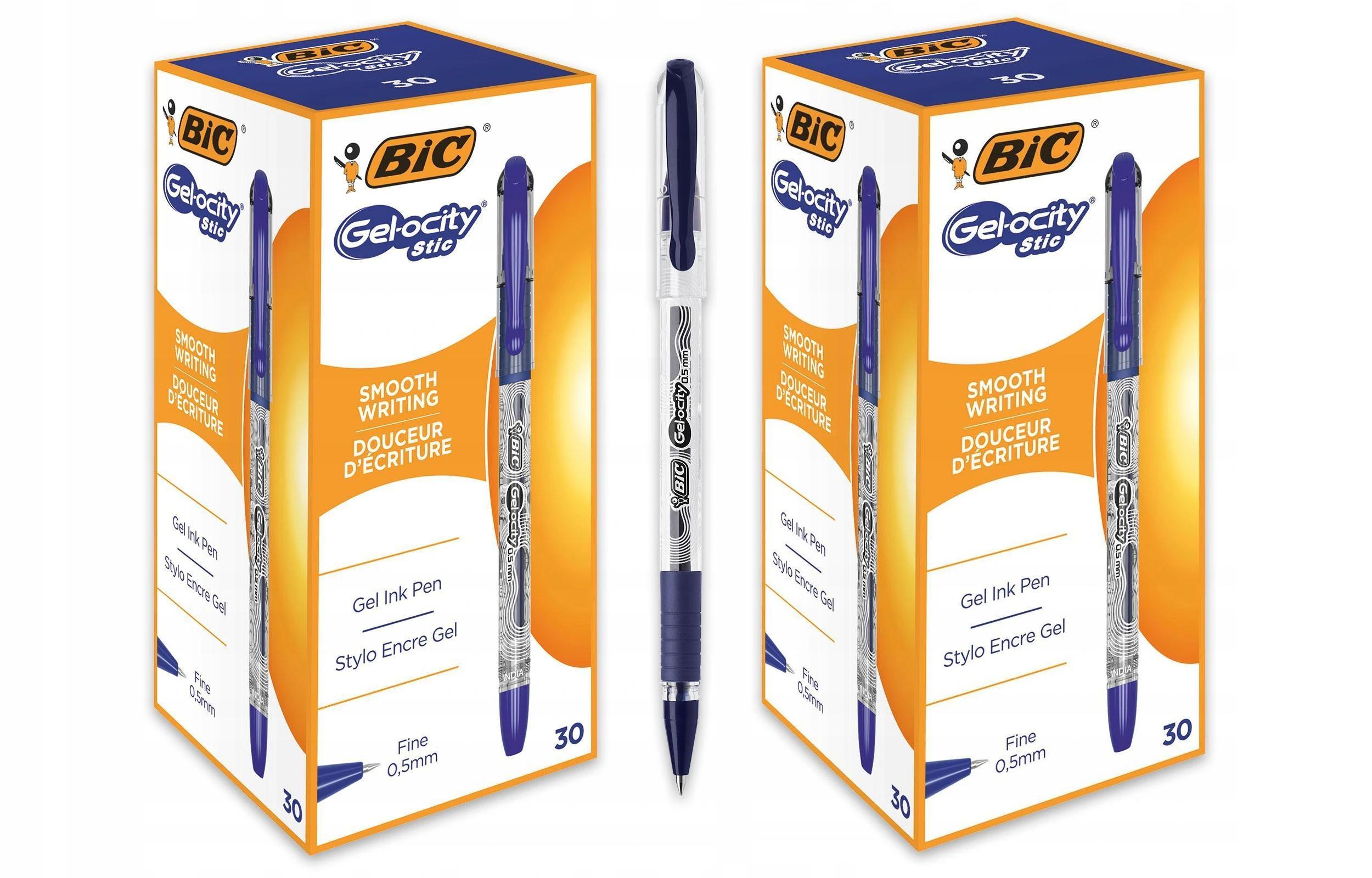 

2x30SZT Bic Gel-ocity Długopis Żelowy Niebieski