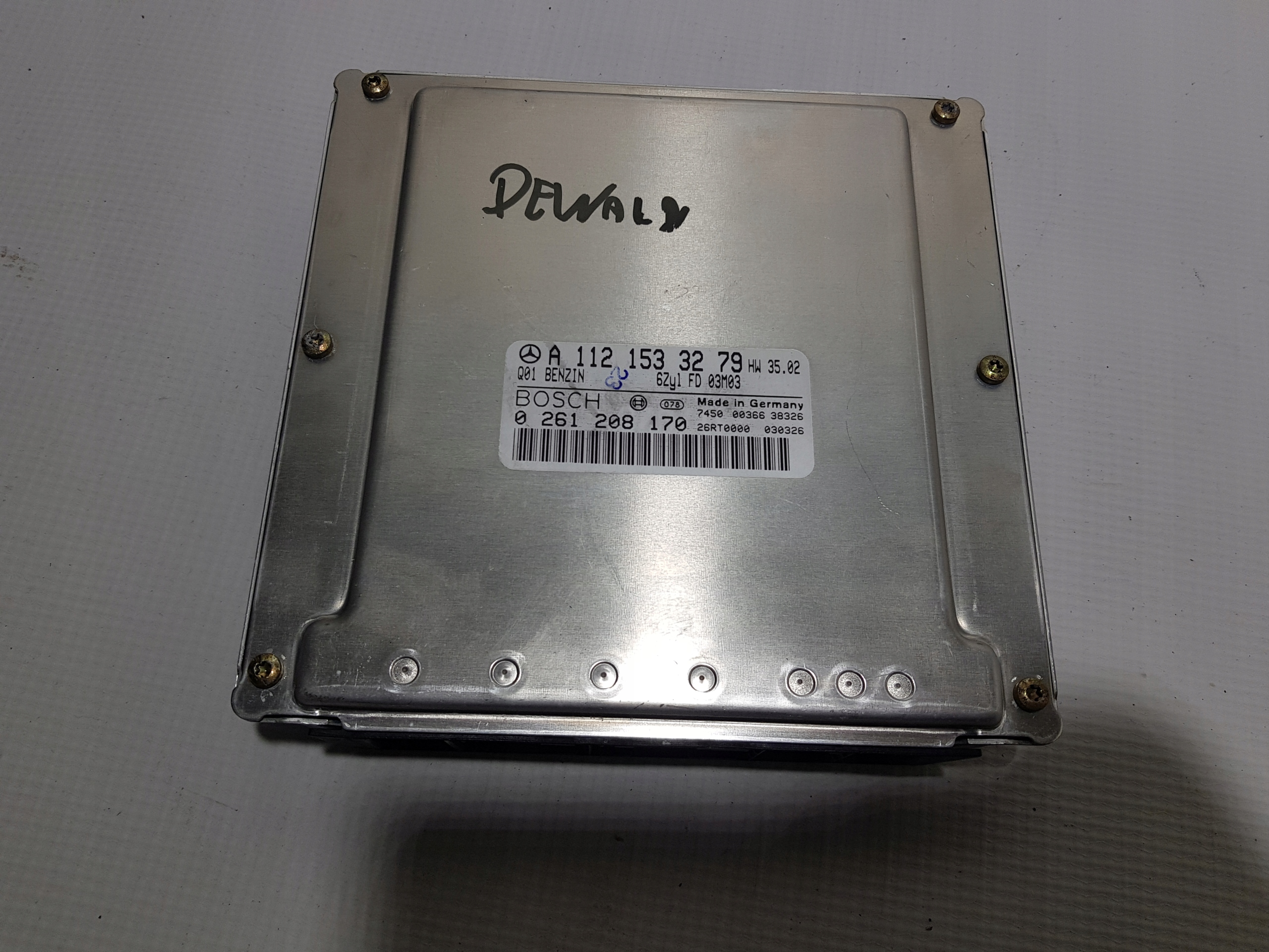 control unit computer of the engine MERCEDES SL R230 3.5 A1121533279