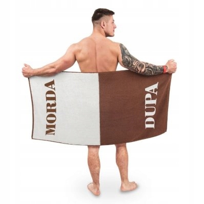 

Ręcznik Morda-Dupa 70 x 140 cm 100% bawełna