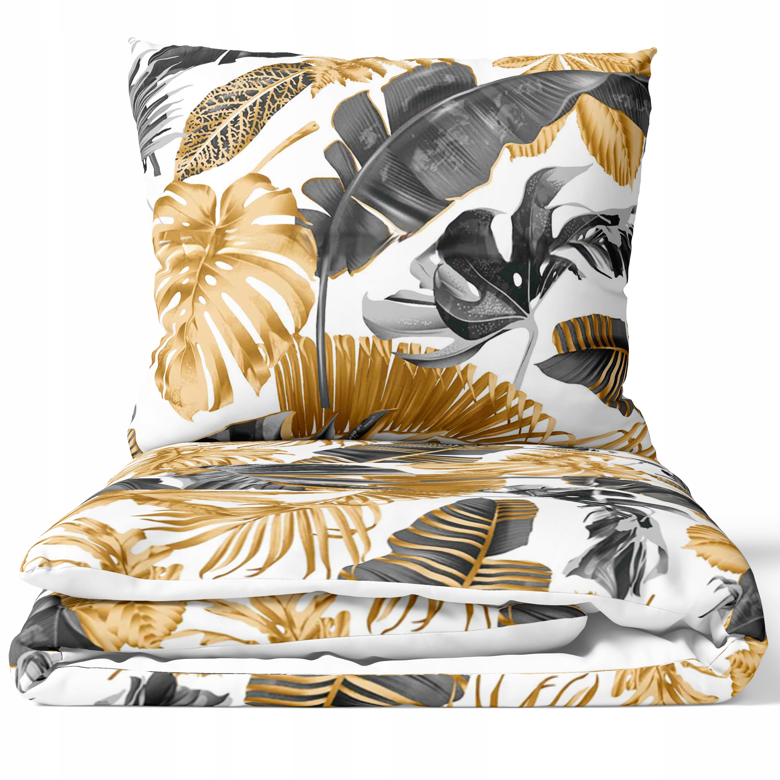 Komplet Pościeli Polska 100% Bawełna 2 Poszewki 70x80 Kołdra 200x220