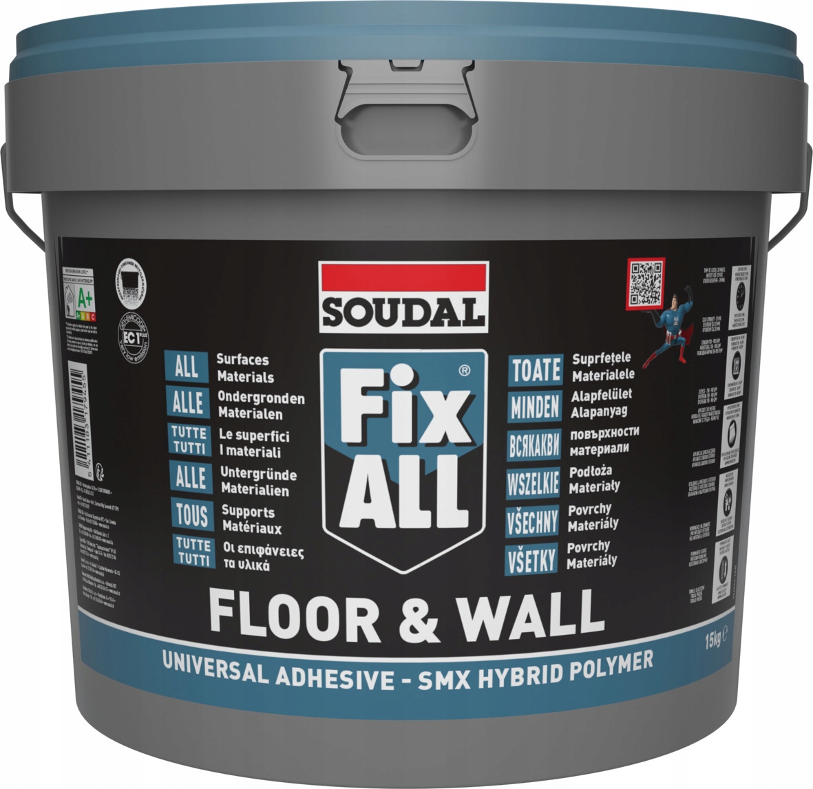 Fix All Floor & Wall White 15kg Soudal