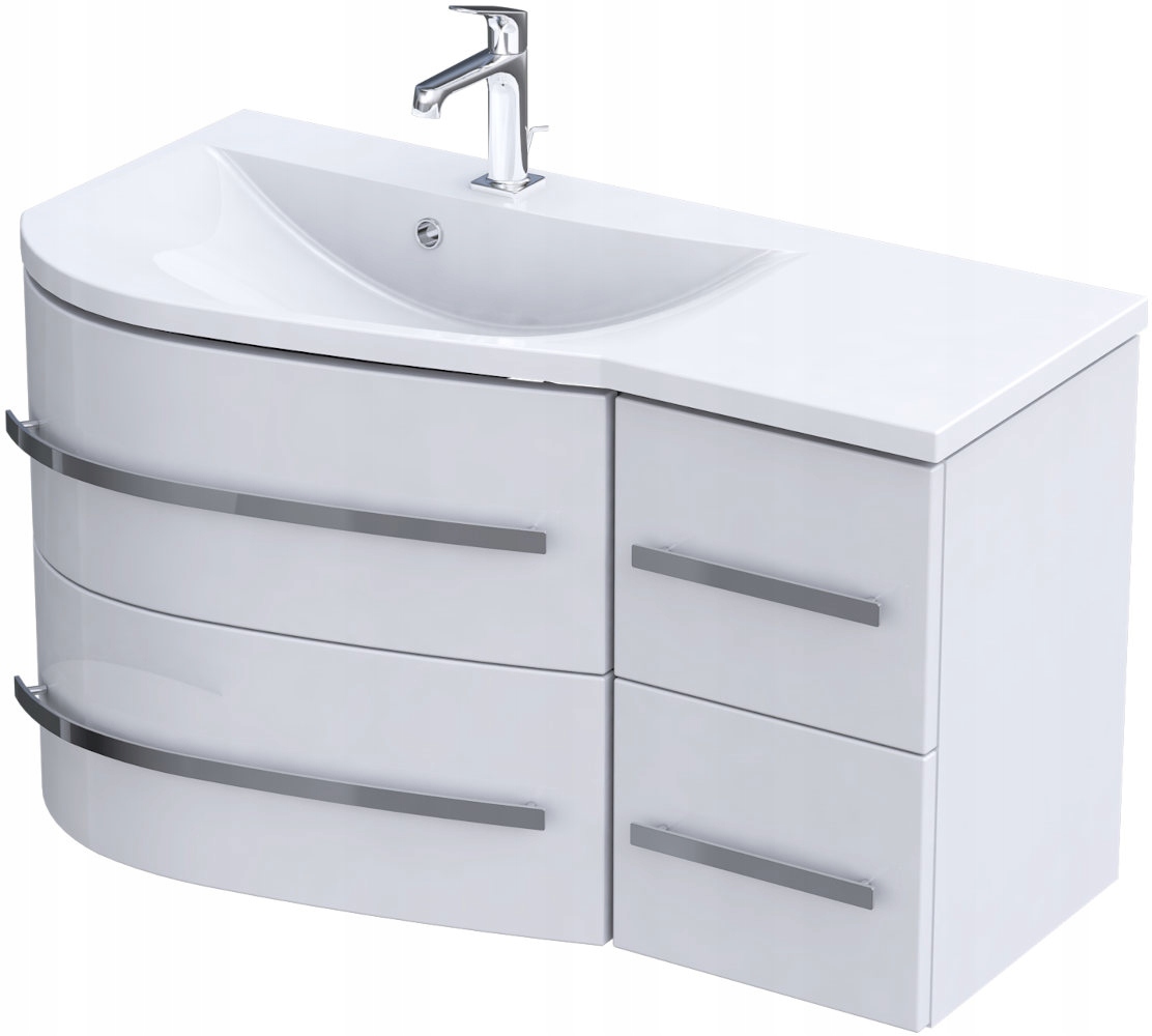 ORISTO OPAL UMYWALKA SZAFKA OR30-SD4S-90-1-L BIAŁA