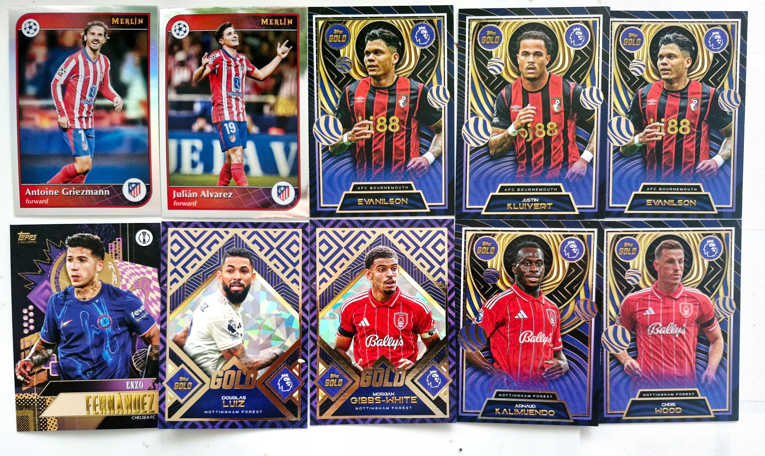 Pakiet 37 Kart Topps – Ronaldinho, Neymar, Weah, Cuadrado, Dembele I Inni