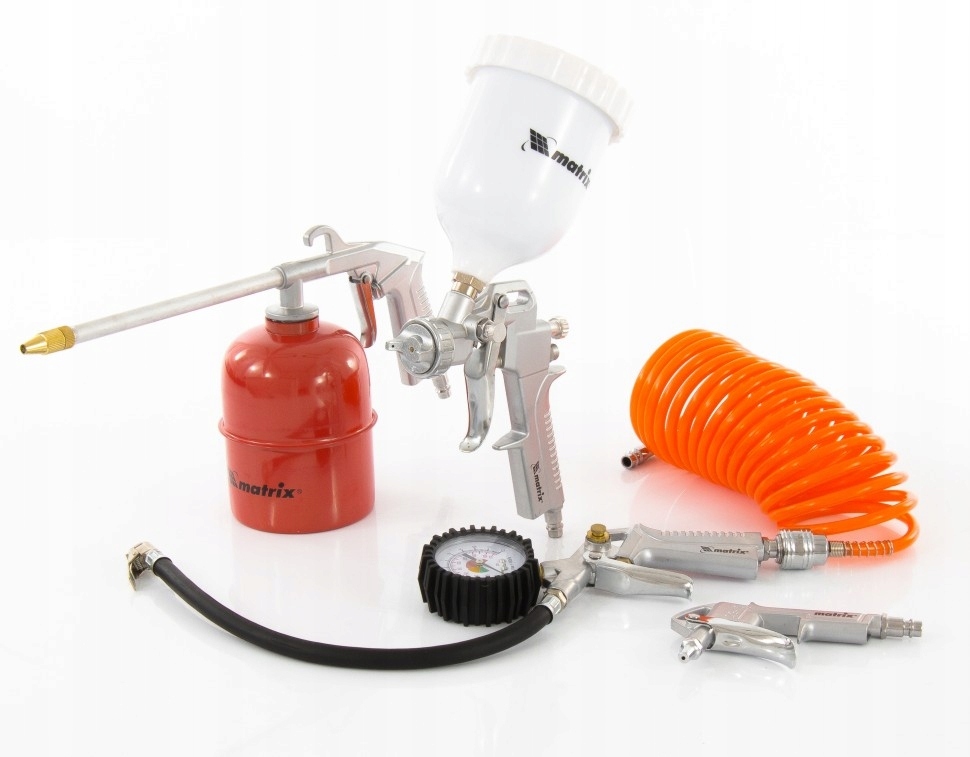 Zestaw narzędzi pneumatycznych do kompresora 5szt.