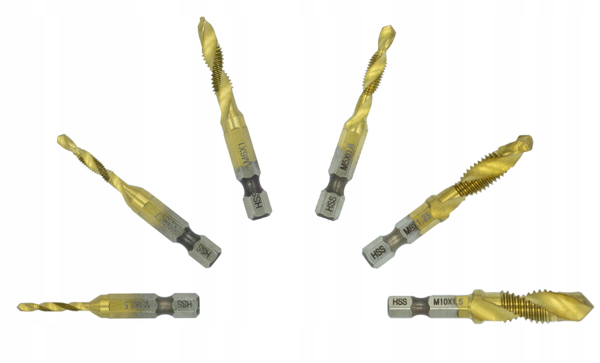 

Wiertła Gwintujące Gwintowniki Sześciokątne M3-M10