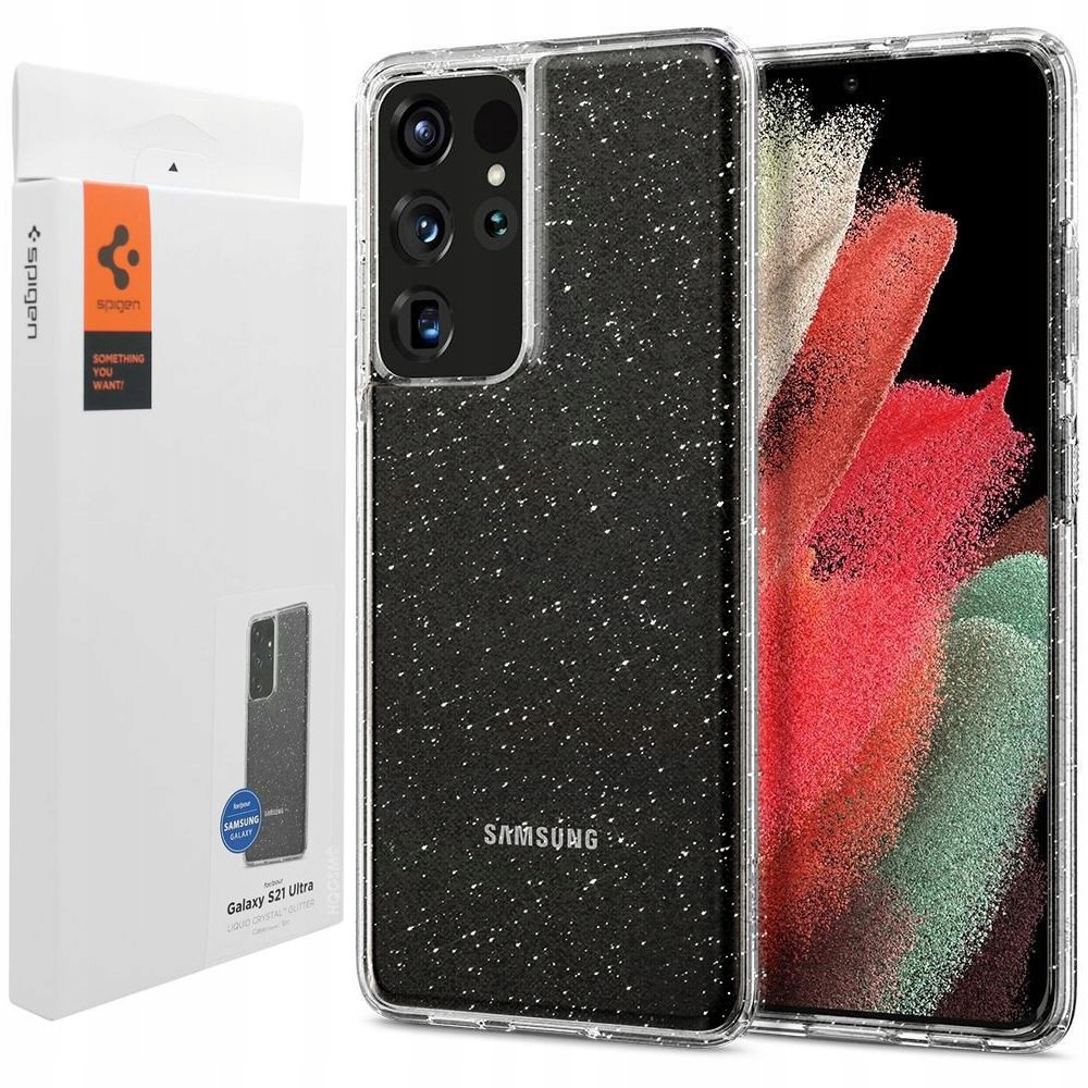 

Etui Spigen LC Glitter Brokat do Galaxy S21 Ultra