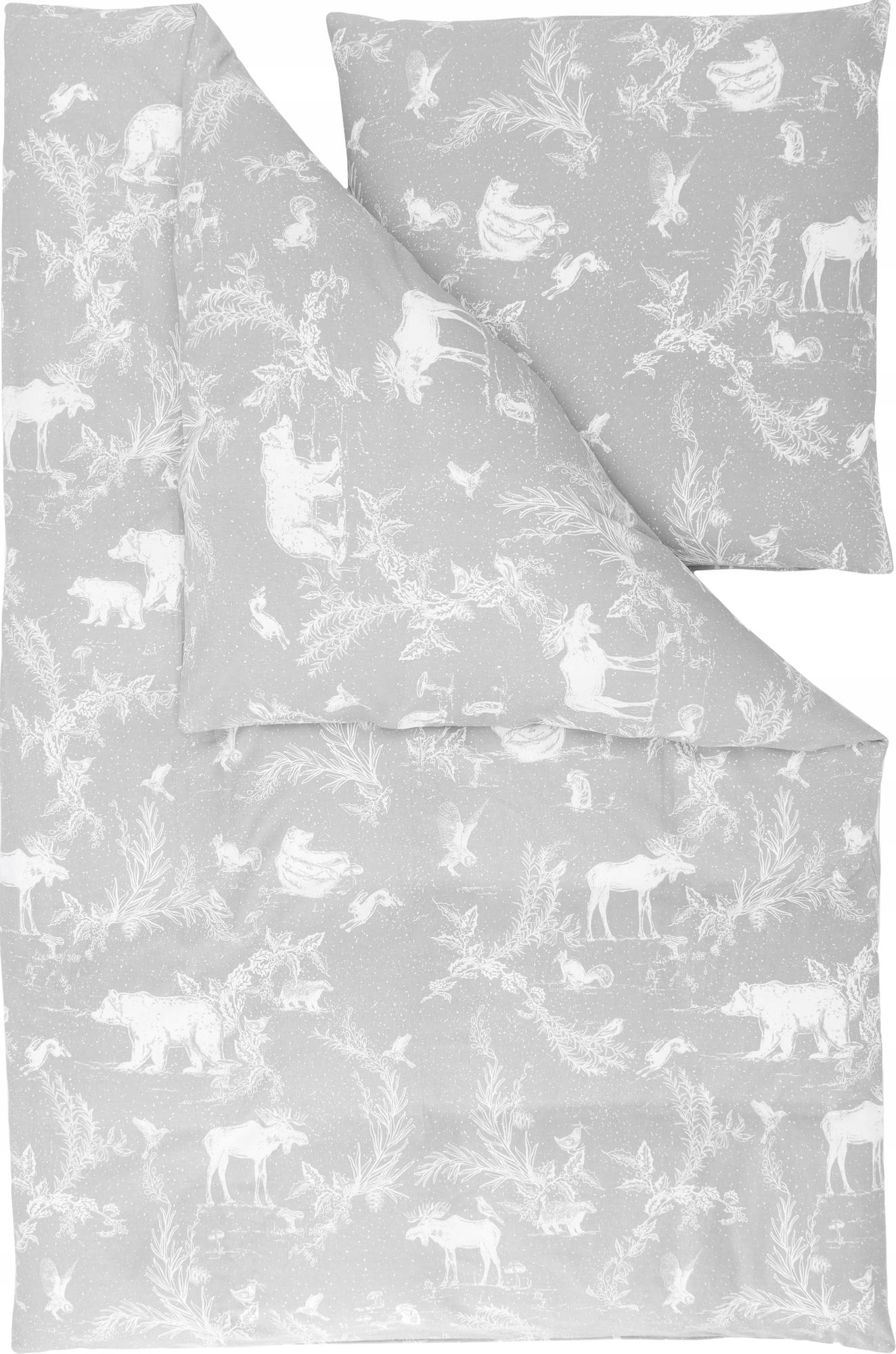 

Pościel z flaneli Animal Toile 135x200, 80x80
