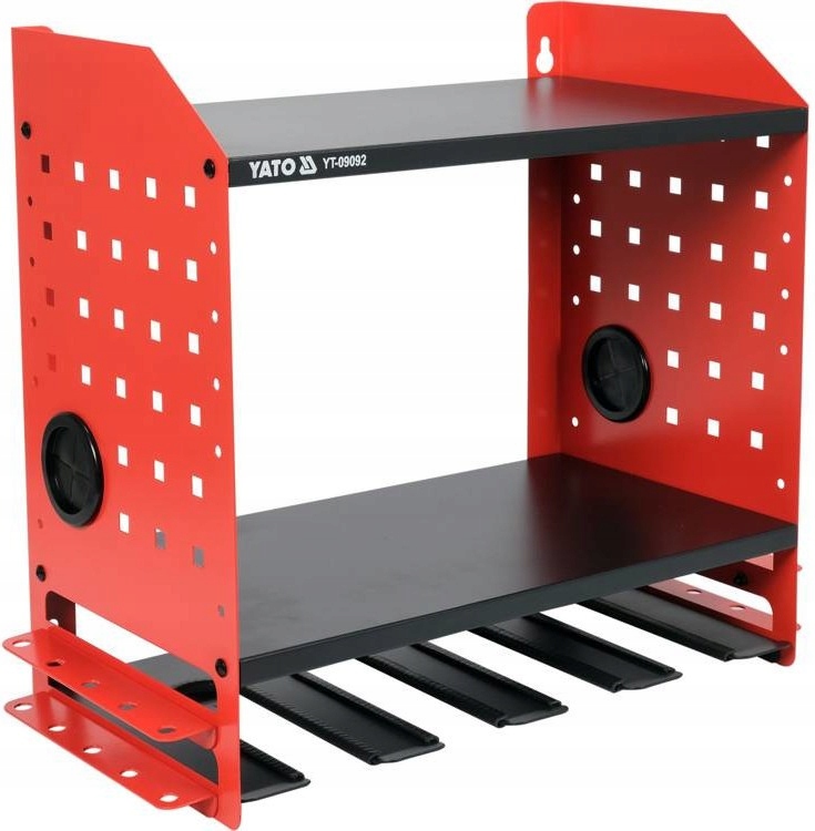 YATO METALOWA PÓŁKA SZAFKA NA ELEKTRONARZĘDZIA 4 GNIAZDA Kod producenta YT-09092