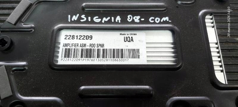 amplifier AUDIO INSIGNIA 22812209