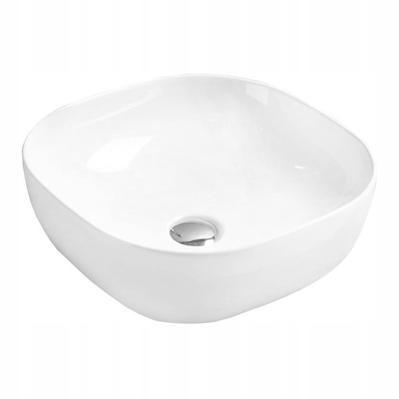 Mexen Vera umyvadlo na desku 42 x 42 cm, Bílá