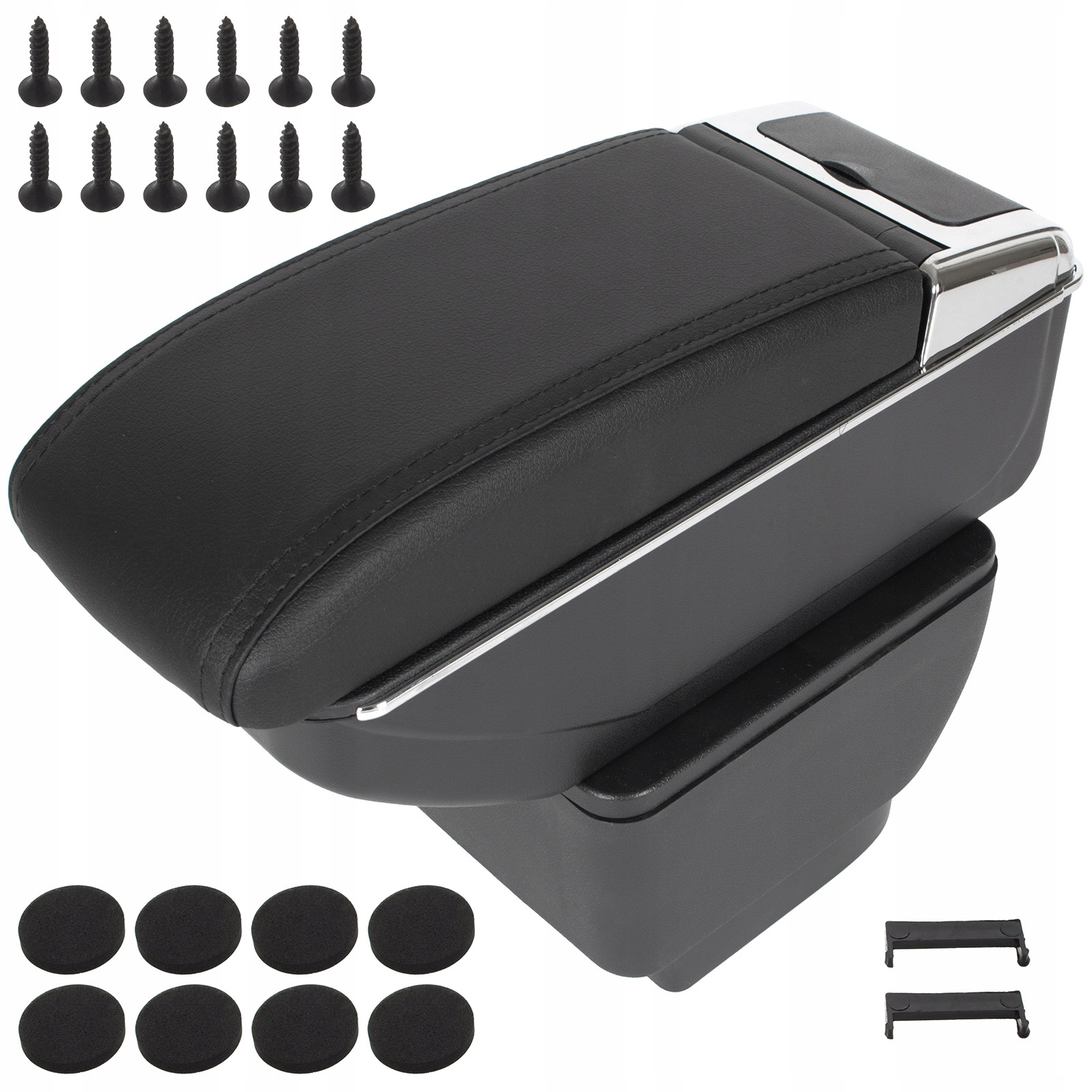 Loketní opěrka do auta s úložným prostorem, montážní sada pro Mazda 2 2007-