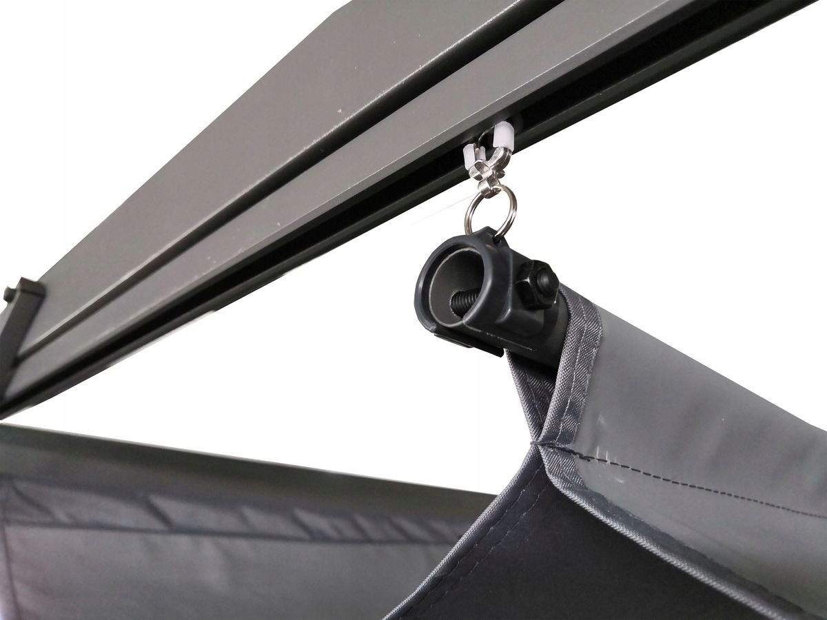 PERGOLA TARASOWA ogrodowa PRZYŚCIENNA zadaszenie SPRINT 4x2,7m HARDMAISTER Materiał dominujący metal