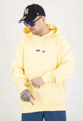 Mikina Prosto S kapucí Crack Box žlutá