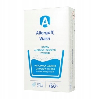

Allergoff Wash dodatek do prania, 6szt po 20ml
