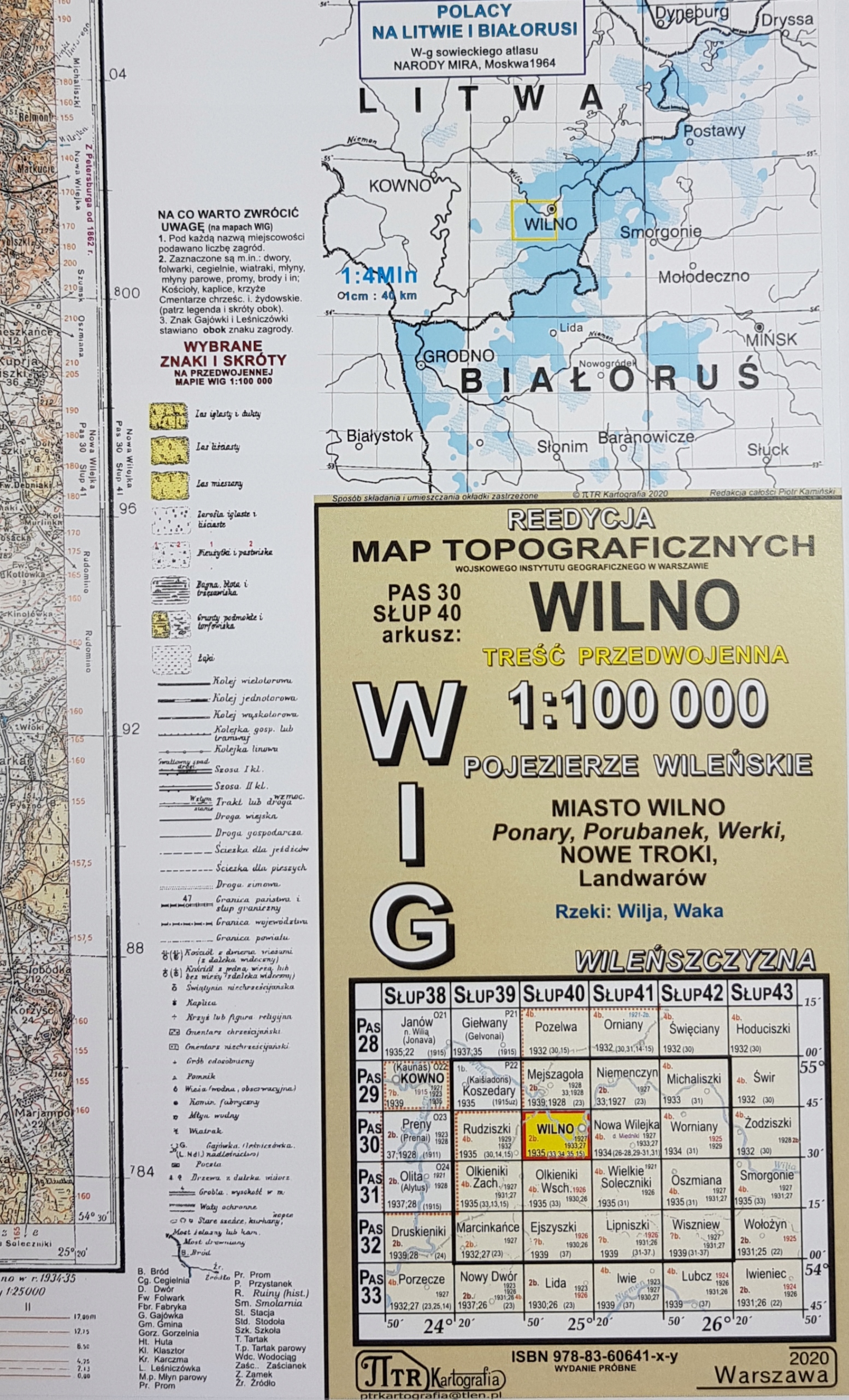 

Mapa Wig Wilno P30 S40 reedycja