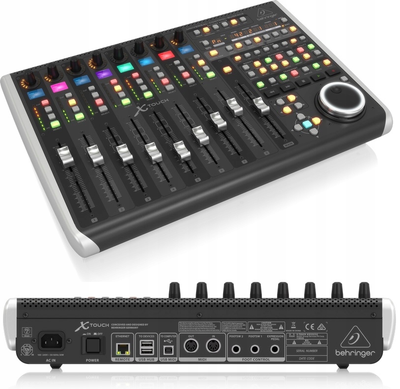 Behringer X-touch – Ovladač pro ovládání programu Daw