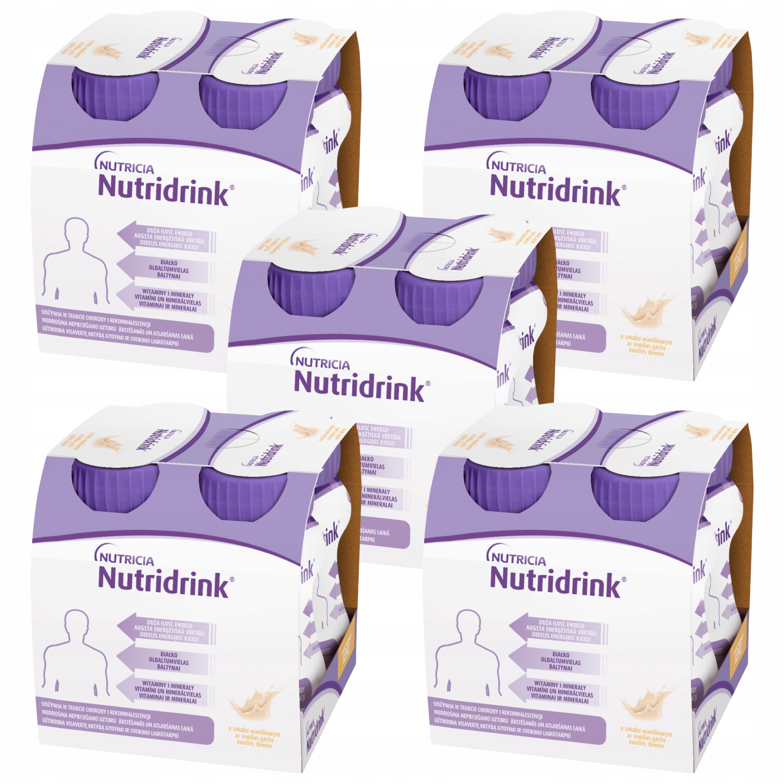 Nutridrink o smaku waniliowym 4 x 125 ml