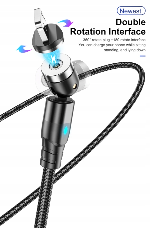 Kabel Ładowania Iphone 2 metry 2m Magnetyczny EAN (GTIN) 5900531009020