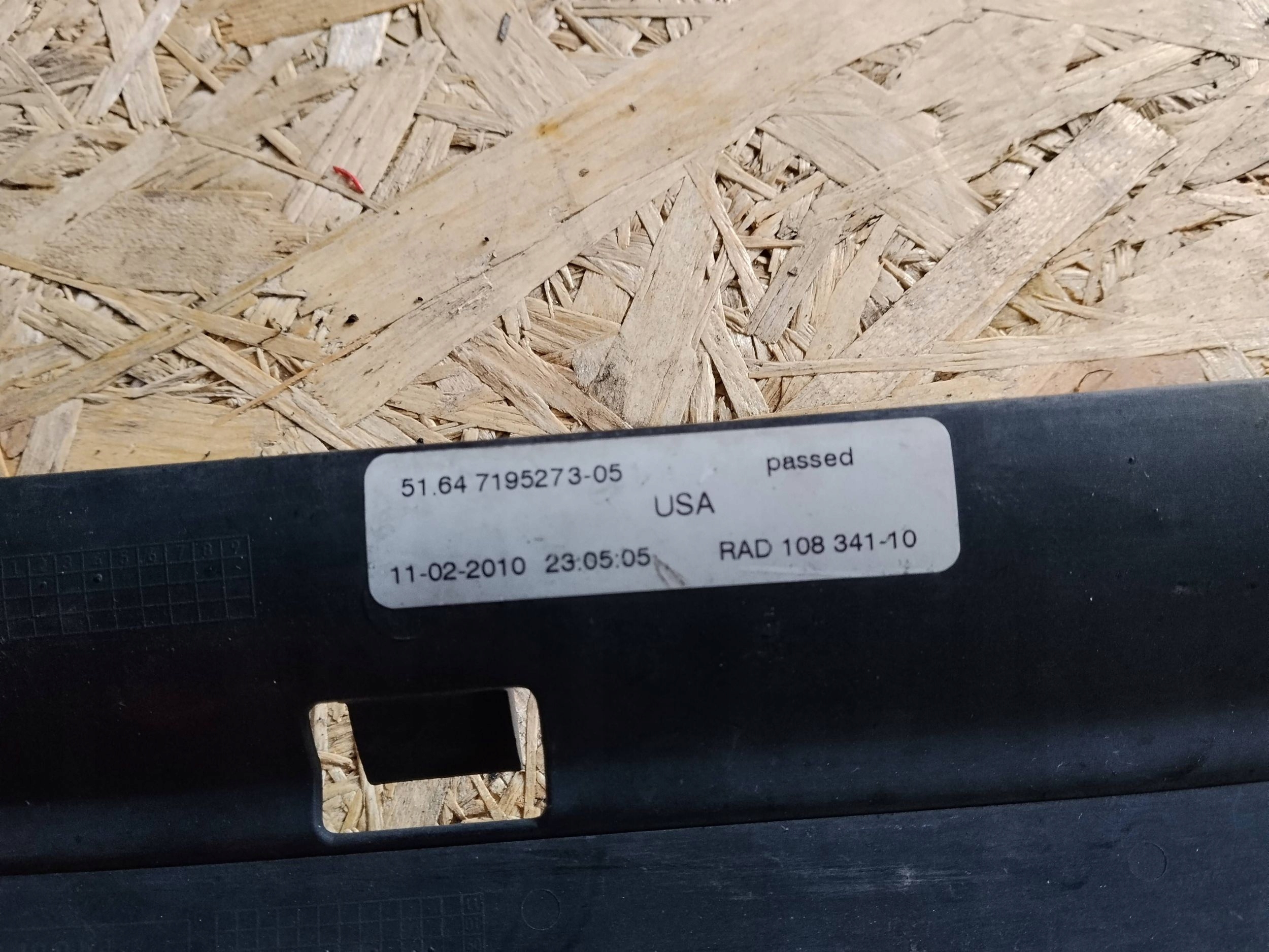 Kanal luft luftführung BMW X6 E71 7195273