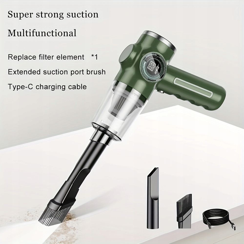 1pc Vacuum Cleaner, High Suction Handheld Wireless Vacuum, Compressed Air