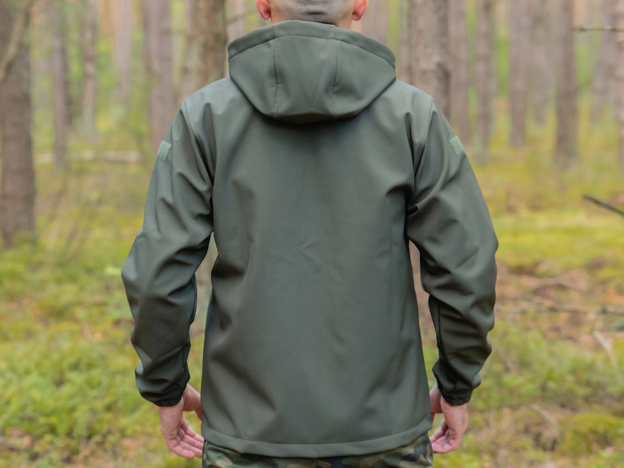 SOFTSHELL wodoodporny ODDYCHAJĄCY Męski KURTKA r S Rozmiar S