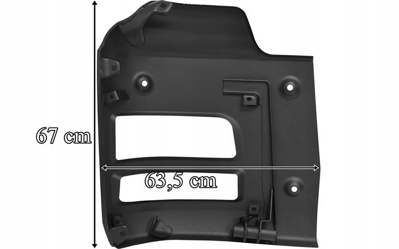 MAN TGS TGA BUDOWLANY ZDERZAK METALOWY LEWY Numer katalogowy części 340-17EX