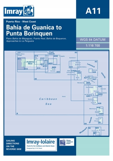 Imray Iolaire Chart A11: West Coast of Puerto Rico IMRAY