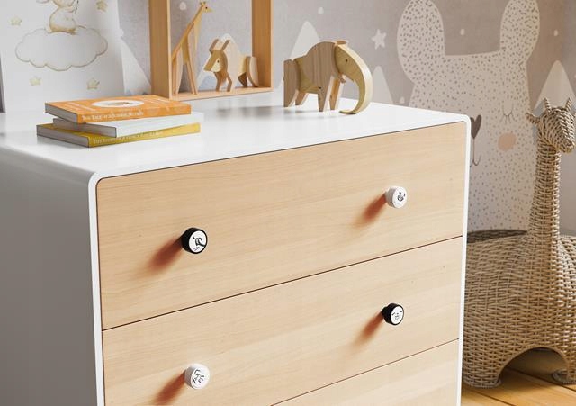 GAŁKA MEBLOWA GD08 DREWNIANA GAMET KOT V102 Długość 1 cm