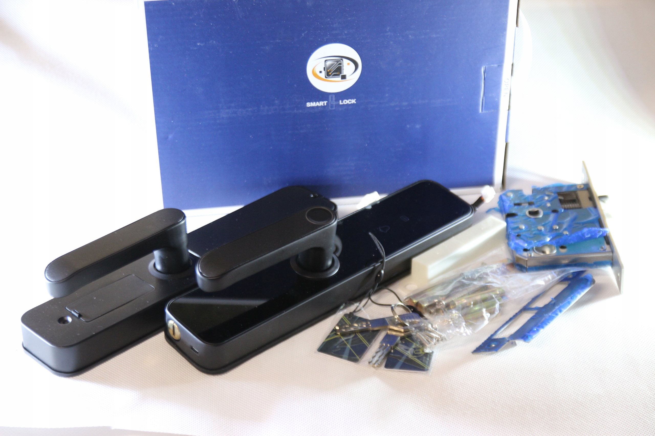 Klamka kodowa szyfrowa zamek do drzwi Bluetooth WiFi RFID TTLock WC MP066 Długość (mm) 7