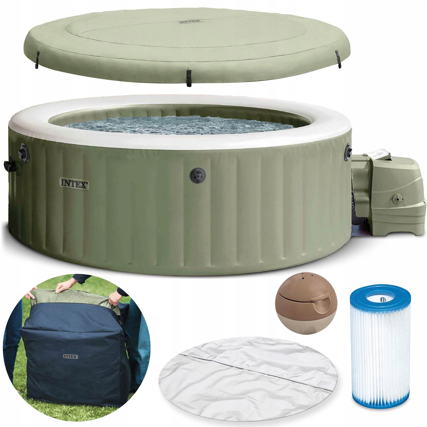 Dmuchane Spa z hydromasażem 4 osobowe Intex 28426NP