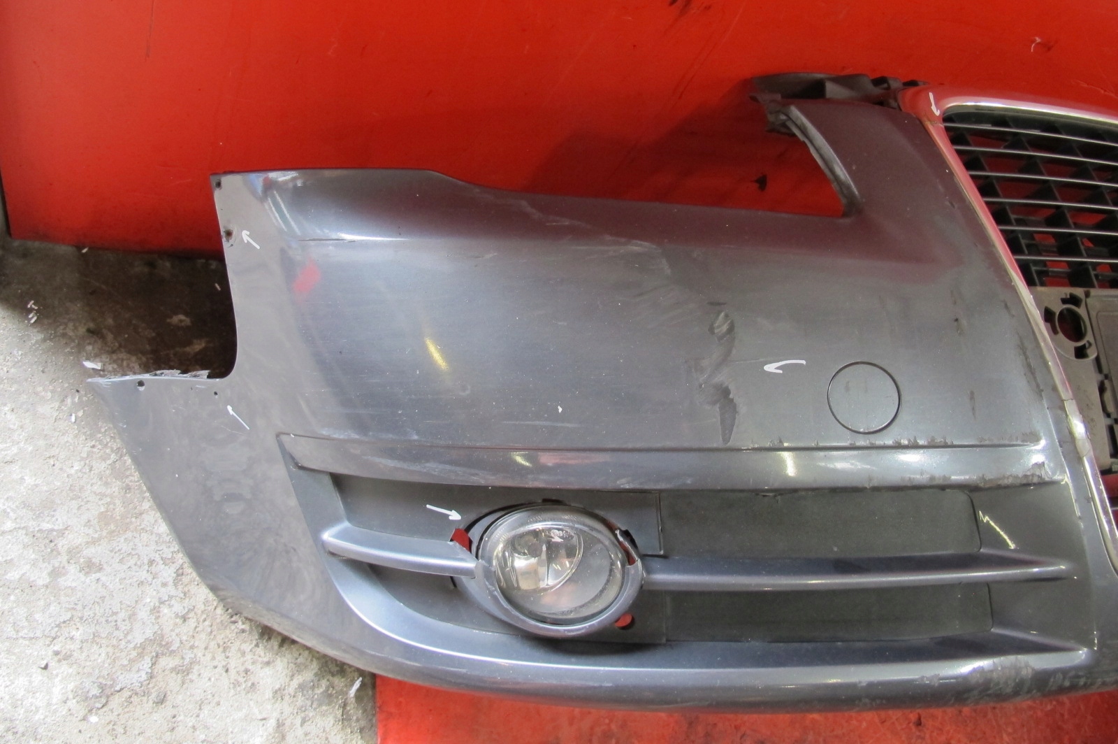 AUDI A4 B7 8E 2004-2008 front bumper front LX7Z