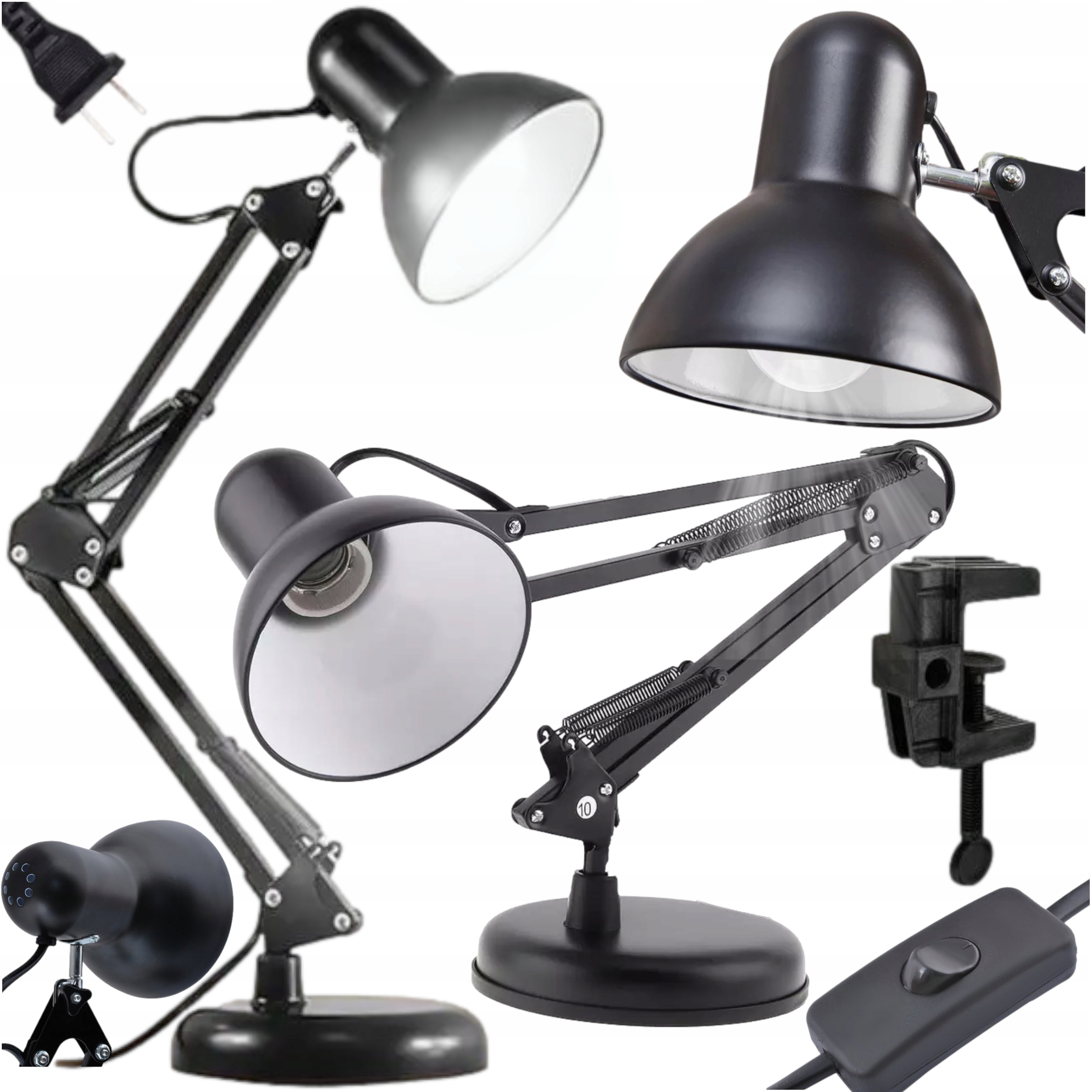 

Lampka Nocna Na Biurko Led Szkolna Biurkowa Uchwyt