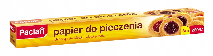 

Paclan Papier do Pieczenia 8m x 38cm Kartonik