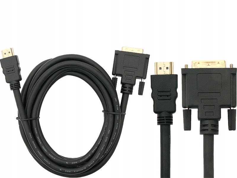 

Kabel Hdmi-dvi 1,5m M/M Full Hd 3D Video Pozłacane