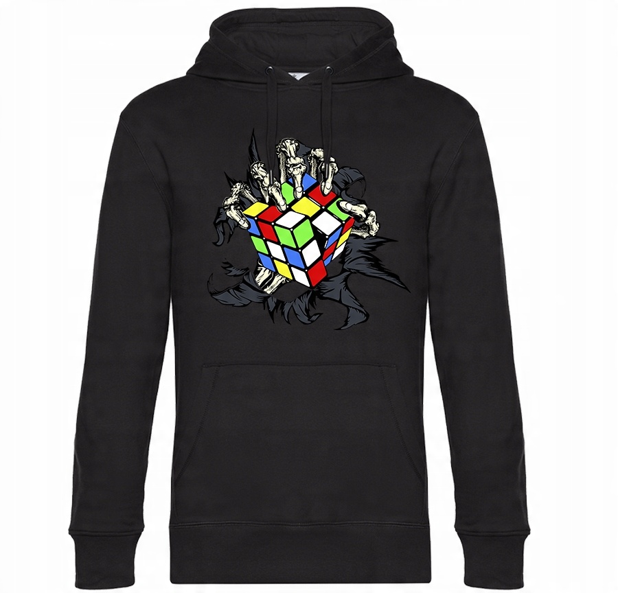 

Bluza Kostka Puzzle Zagadka Szkielet Łapka 3XL