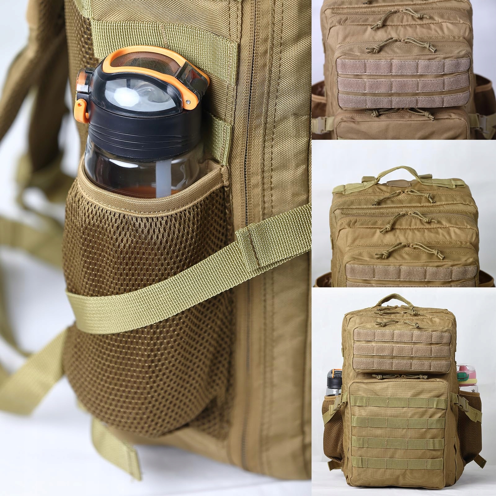 CINGHI LUSSO Plecak Taktyczny 45L Męski Outdoor Survival Camping Wędrówki — miniatura 4