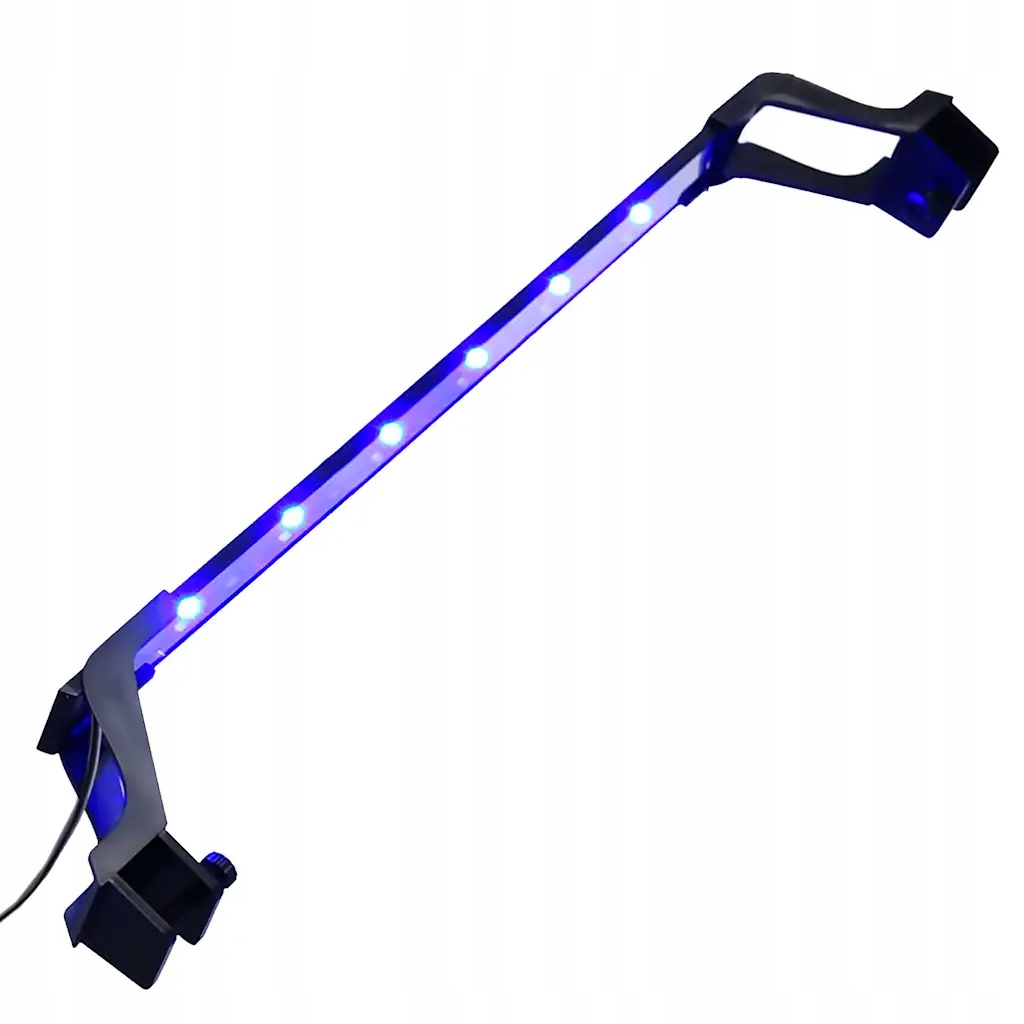 vidaXL Led světlo do akvária se svorkami 55-70 cm modré a bílé